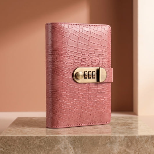 A6 Locking Currency Collector Book
