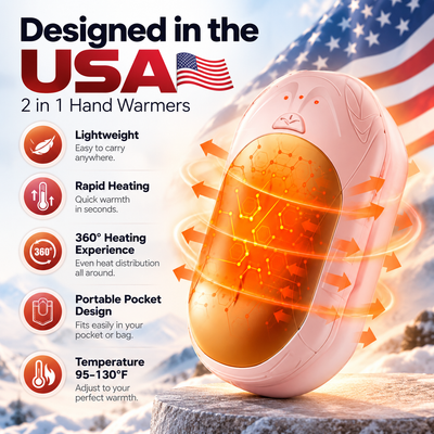 AI Hand Warmers — Smart Heat That Lasts All Day