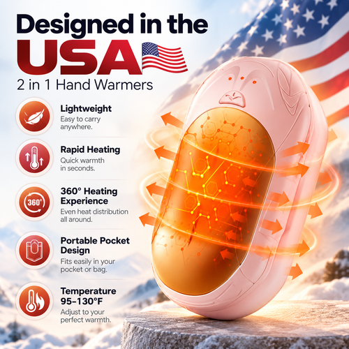 AI Hand Warmers — Smart Heat That Lasts All Day