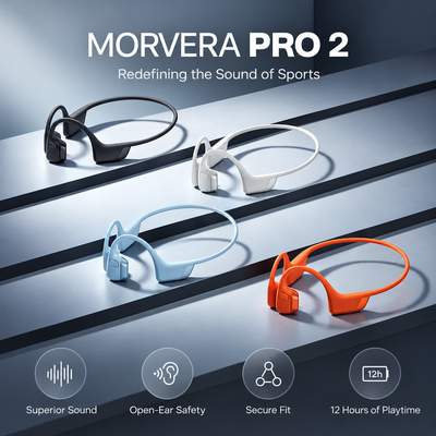 Morvera Pro 2 Bone Conduction Sports Headphones