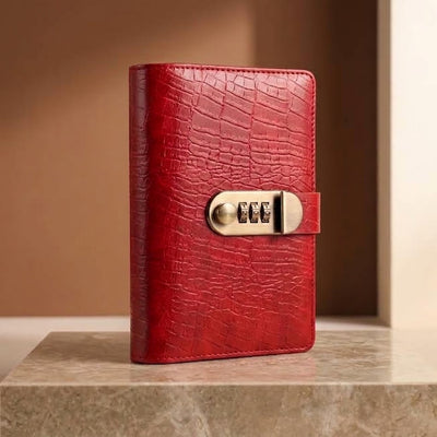 A6 Locking Currency Collector Book