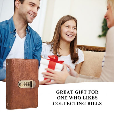 A6 Locking Currency Collector Book