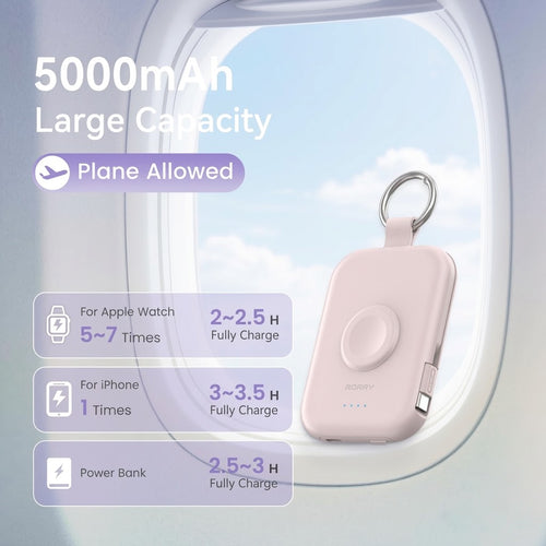 Morvera 3-in-1 Keychain Power Bank