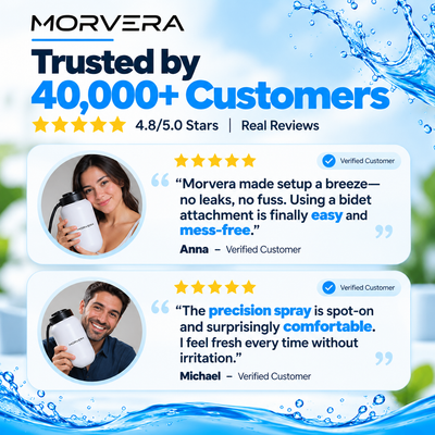 Morvera™ CleanJet Portable Bidet