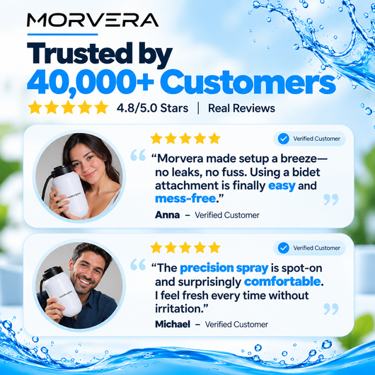 Morvera™ CleanJet Portable Bidet