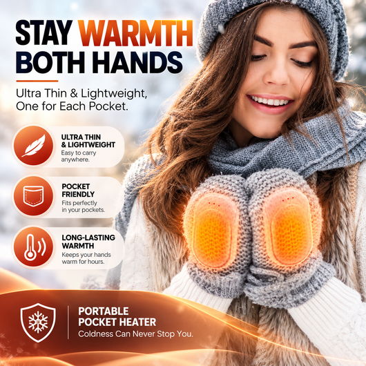 AI Hand Warmers — Smart Heat That Lasts All Day