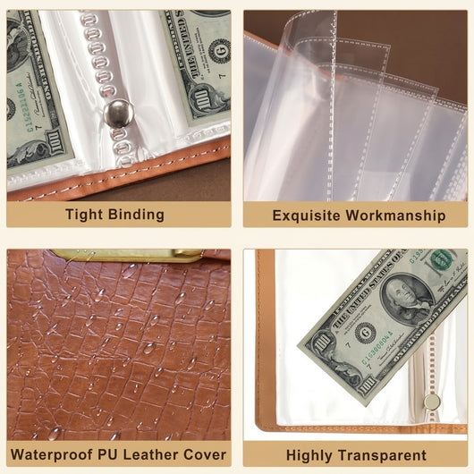 A6 Locking Currency Collector Book