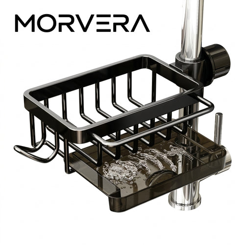 Stainless Steel Over Faucet Sink Organizer Rack