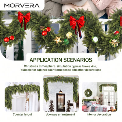 Real Touch Artificial Cedar Christmas Garlands