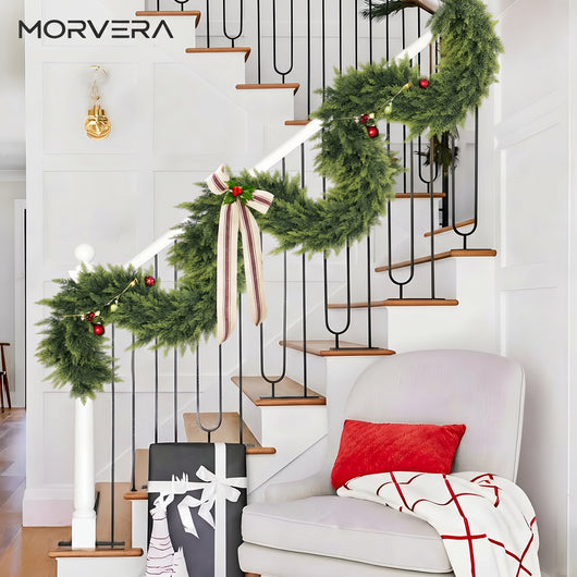 Real Touch Artificial Cedar Christmas Garlands
