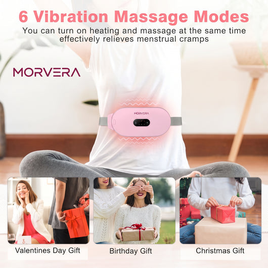 Portable Cordless Period Cramp Heating Massager