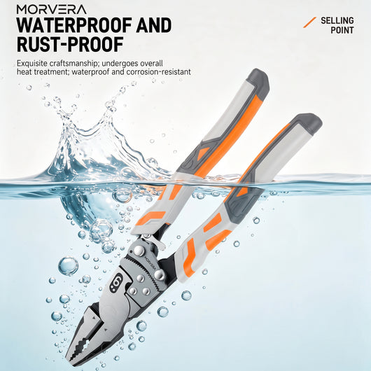 Heavy-Duty Self-Locking Ratchet Grip Pliers