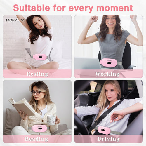 Portable Cordless Period Cramp Heating Massager