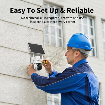 Solar Powered 4G Outdoor Security Camera