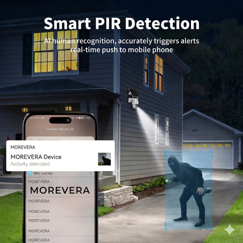 Solar Powered 4G Outdoor Security Camera