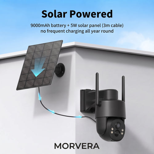 Solar Powered 4G Outdoor Security Camera