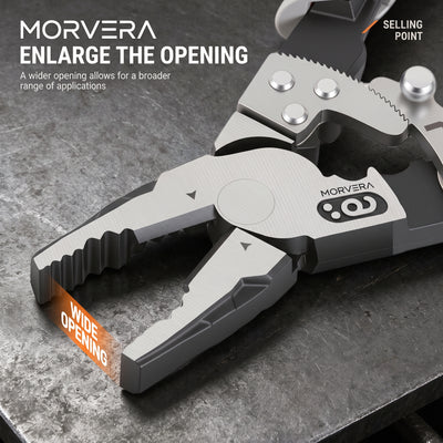 Heavy-Duty Self-Locking Ratchet Grip Pliers
