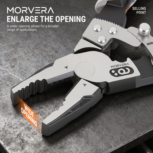 Heavy-Duty Self-Locking Ratchet Grip Pliers