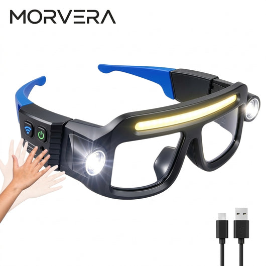 Rechargeable COB LED Headlamp Glasses