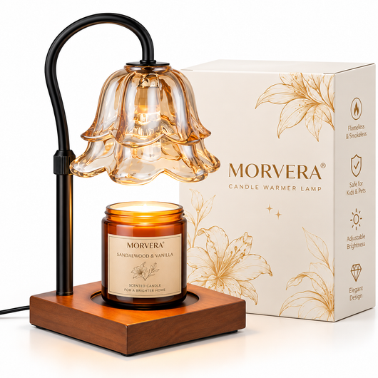 Lily Flower Adjustable Candle Warmer Lamp