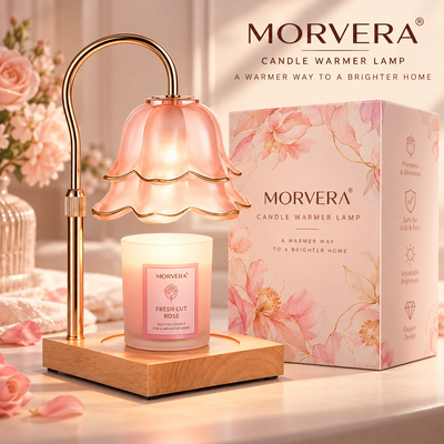 Lily Flower Adjustable Candle Warmer Lamp