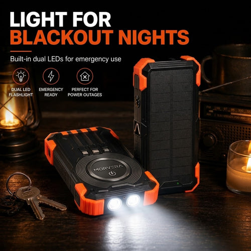 Morvera 42800 mAh Solar Charger Power Bank