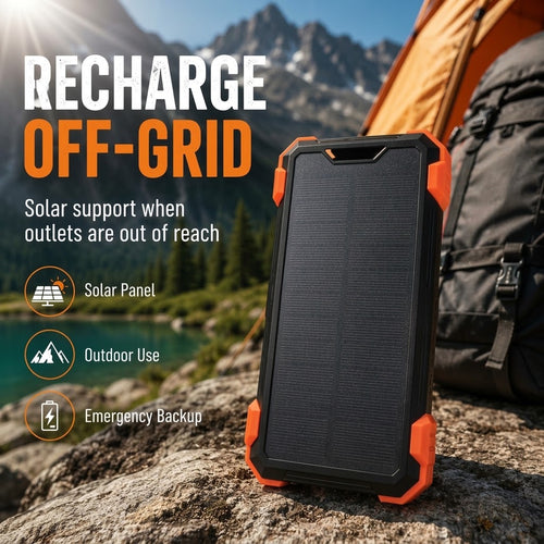 Morvera 42800 mAh Solar Charger Power Bank
