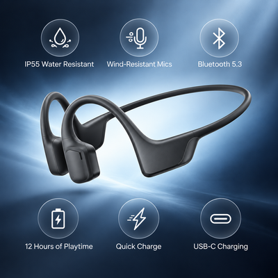 Morvera Pro 2 Bone Conduction Sports Headphones