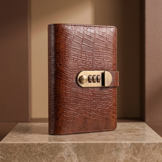 A6 Locking Currency Collector Book