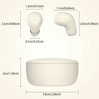 Morvera Mini Invisible Headphones Bluetooth 5.4