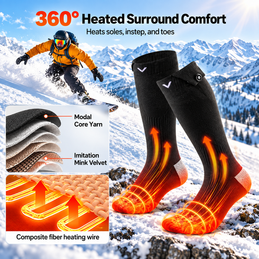 Morvera Heated Socks for All Ages