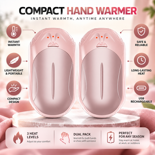 AI Hand Warmers — Smart Heat That Lasts All Day
